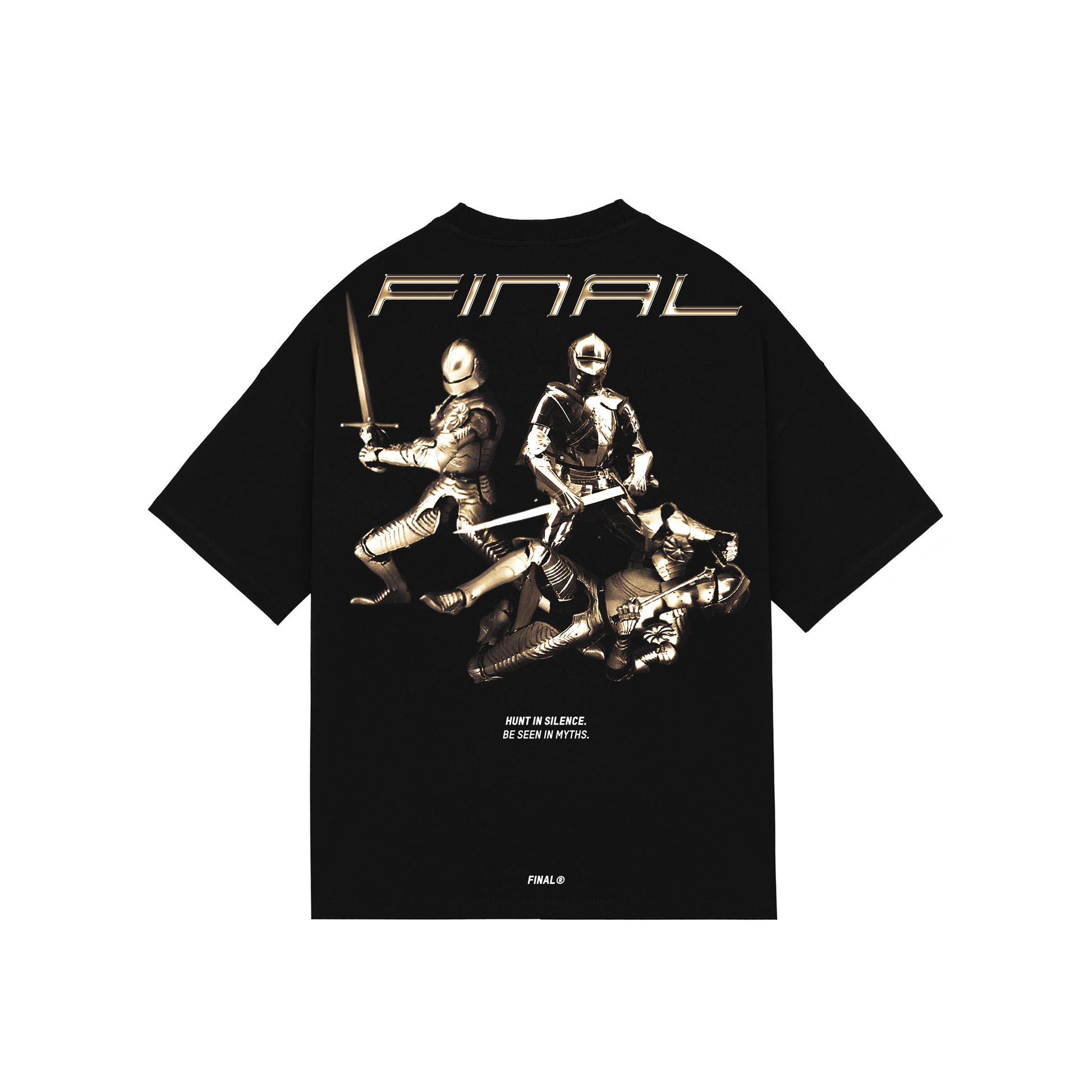 Gold Knight T-Shirt Black