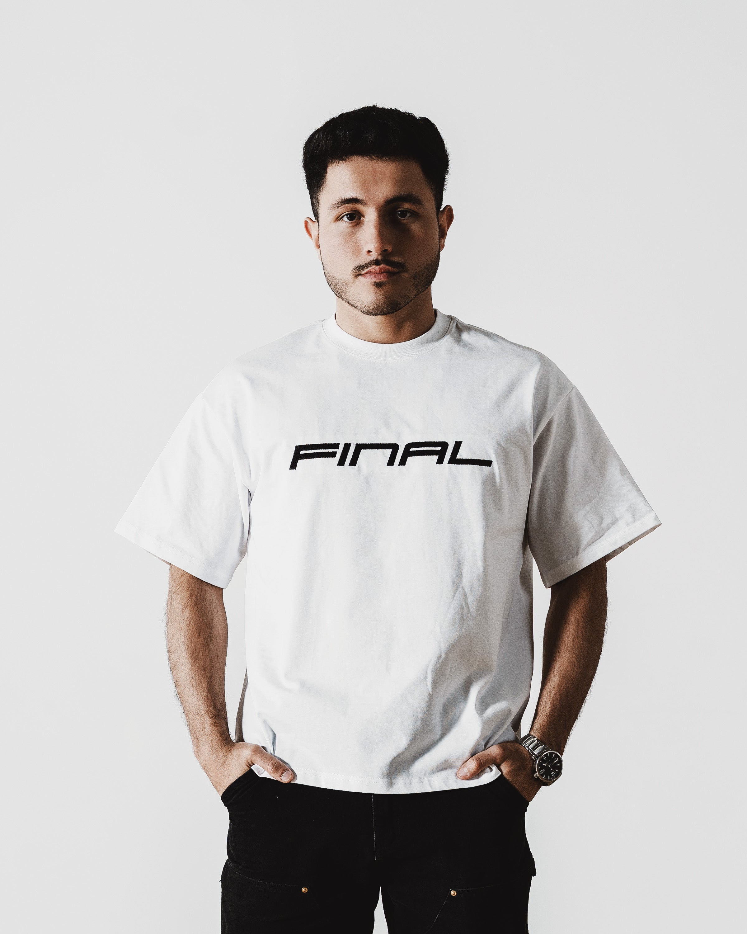 Final Logo Embroidered T-Shirt