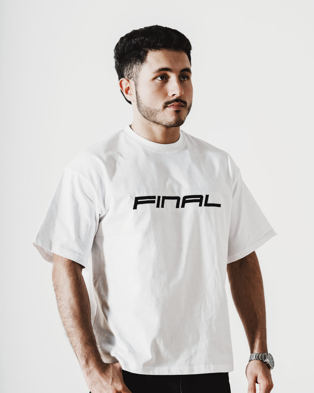 Final Logo Embroidered T-Shirt