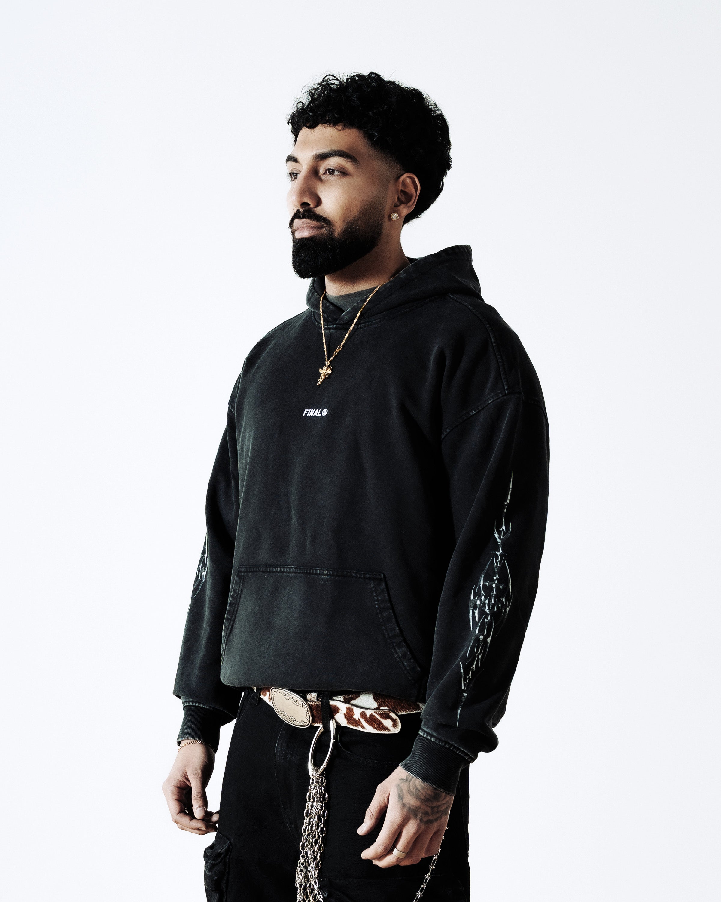 Goth Faded Hoodie