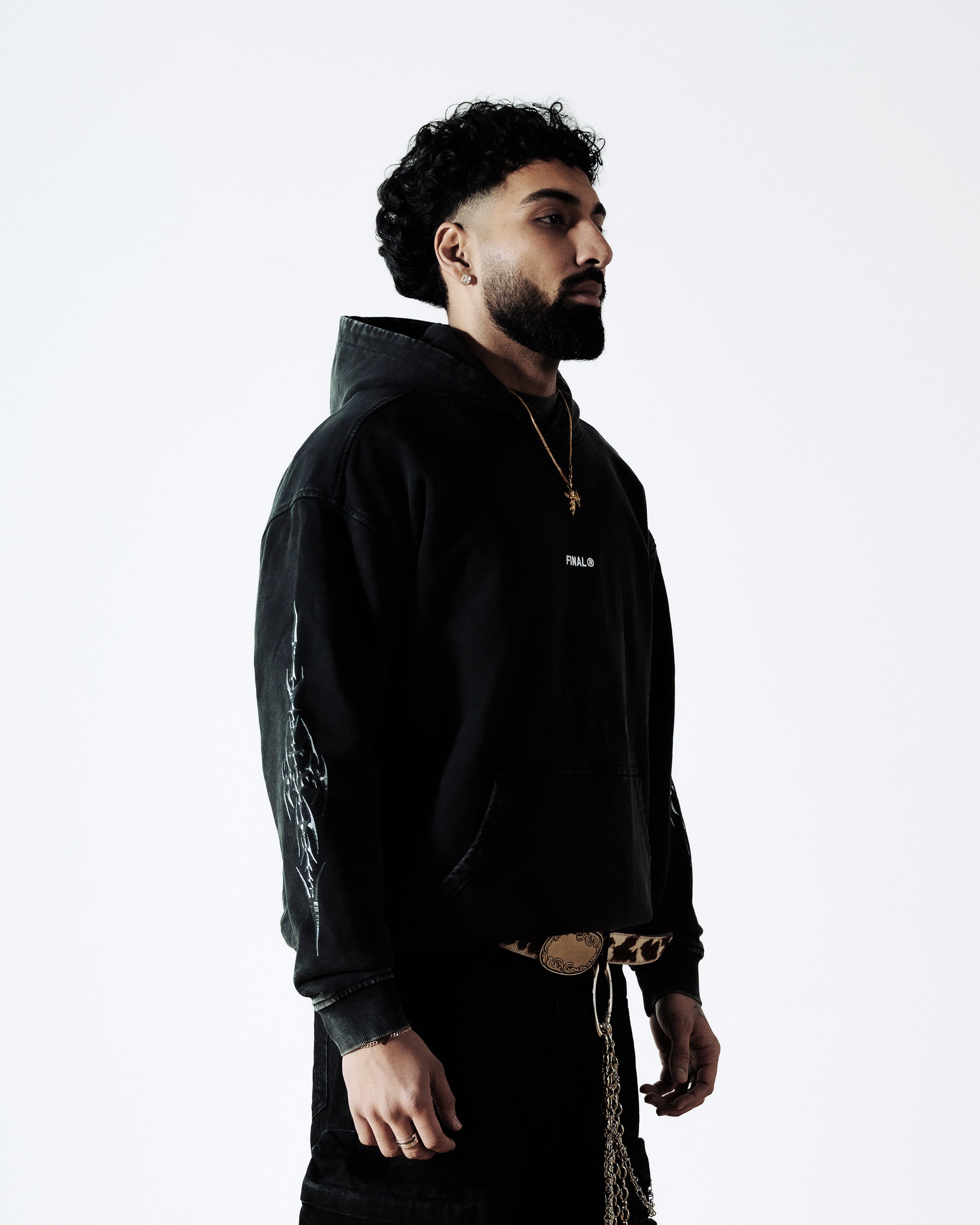 Goth Faded Hoodie