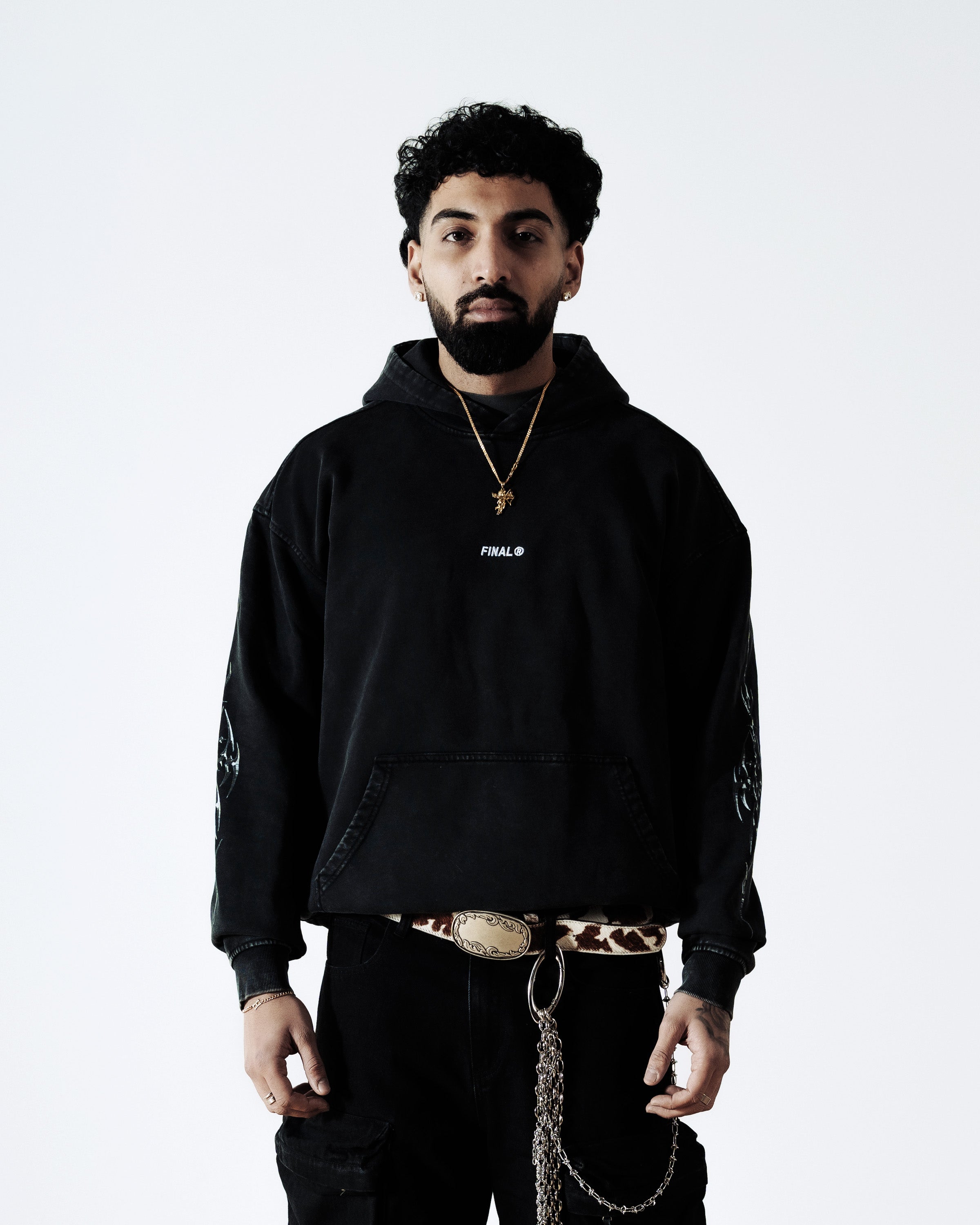 Goth Faded Hoodie