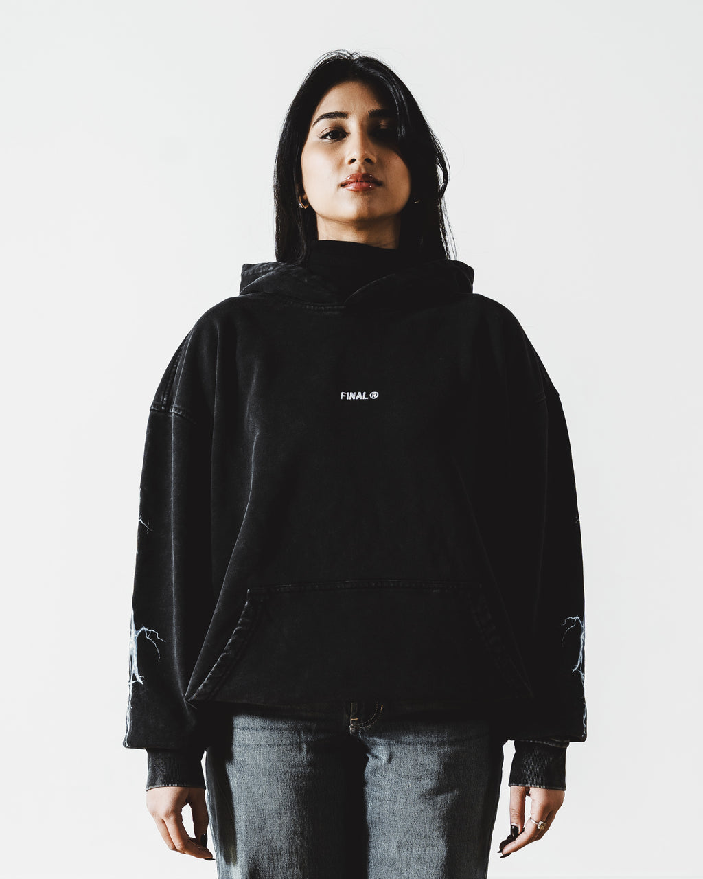 Lightning Faded Hoodie
