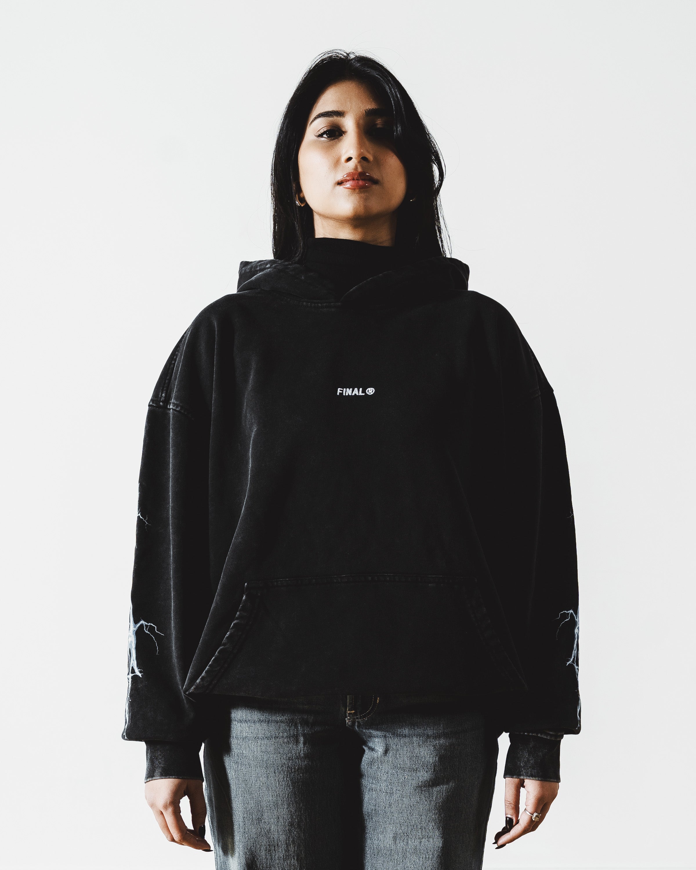 Lightning Faded Hoodie