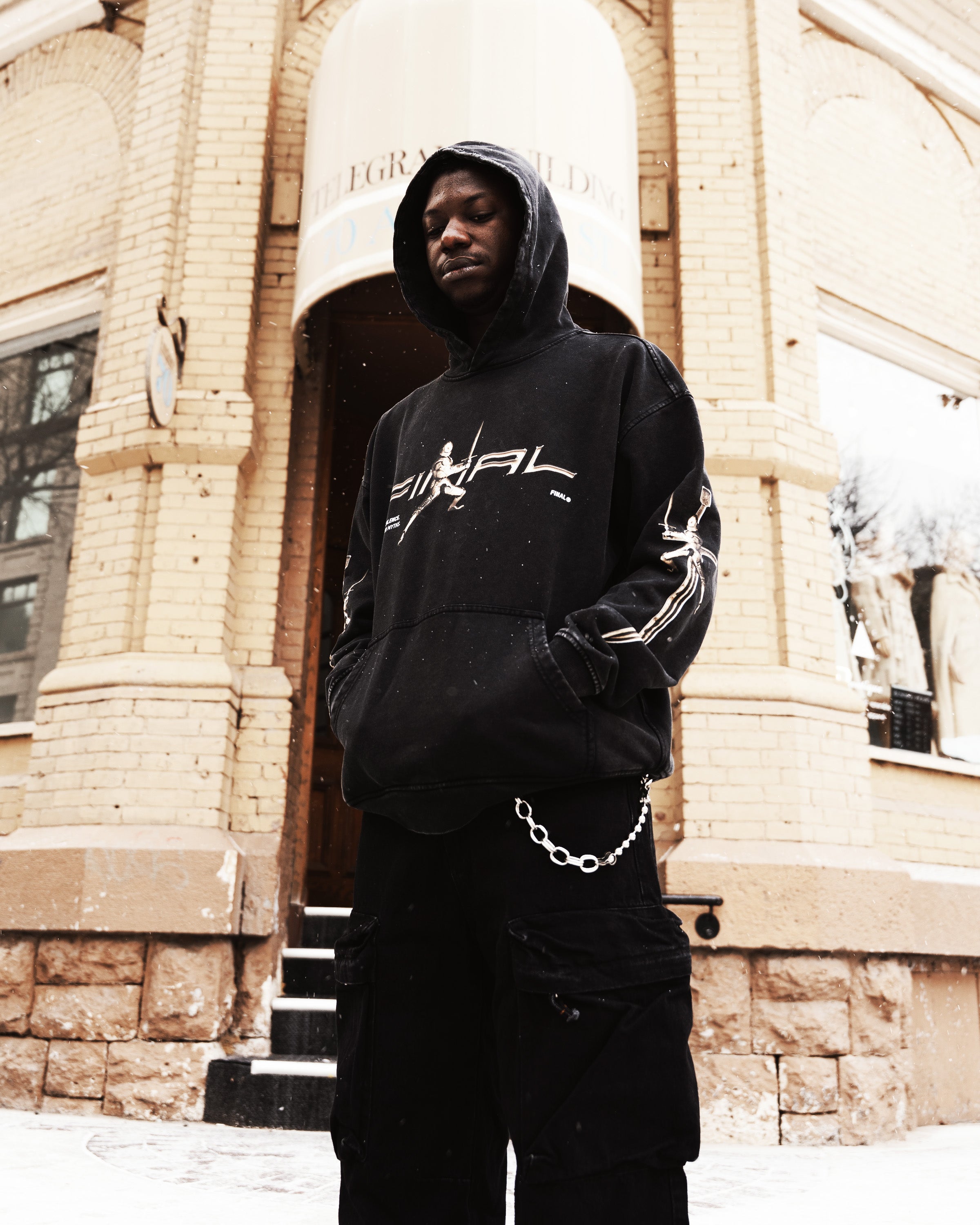 Gold Knight Faded Hoodie