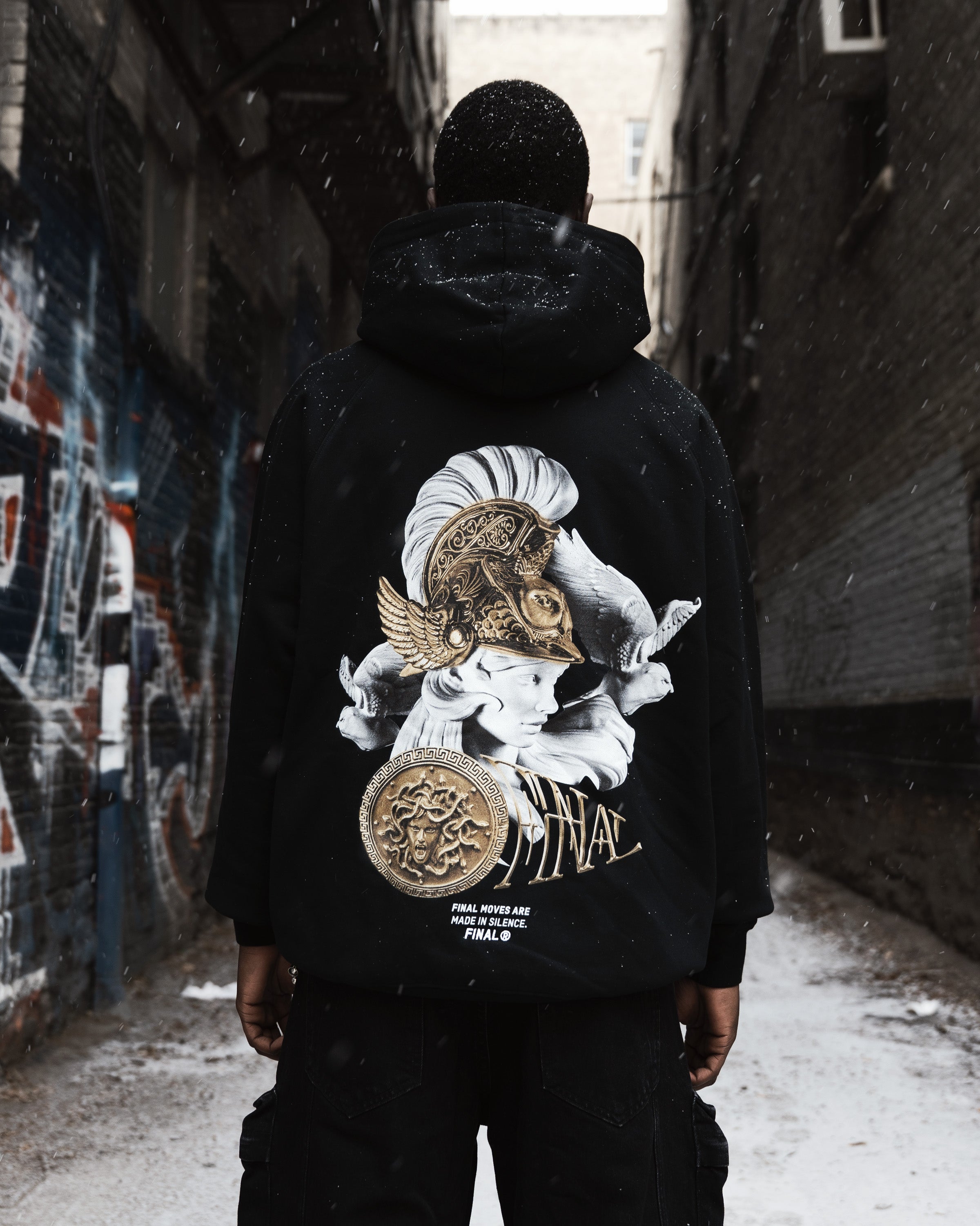 Gold Medusa Fleece Hoodie