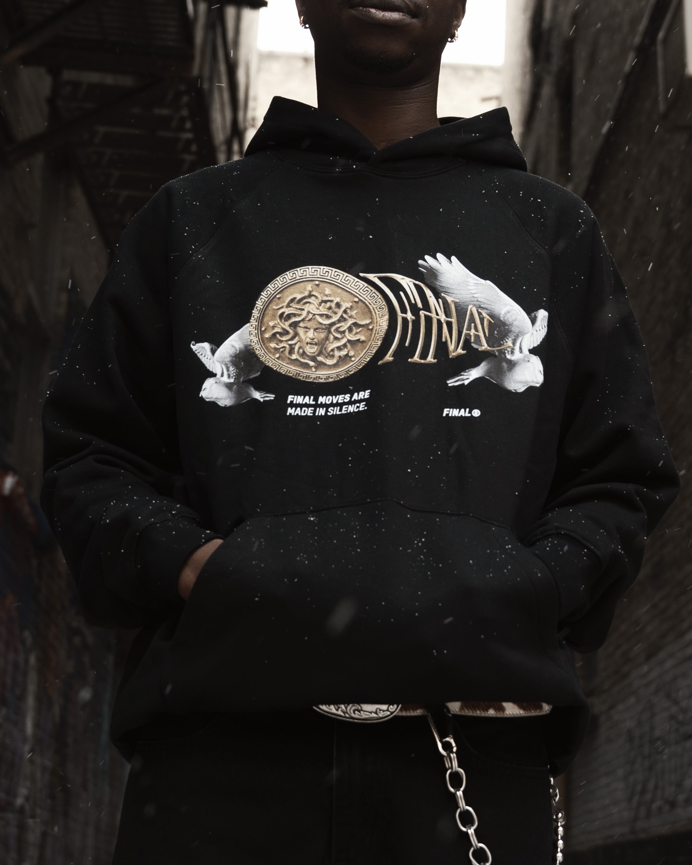 Gold Medusa Fleece Hoodie