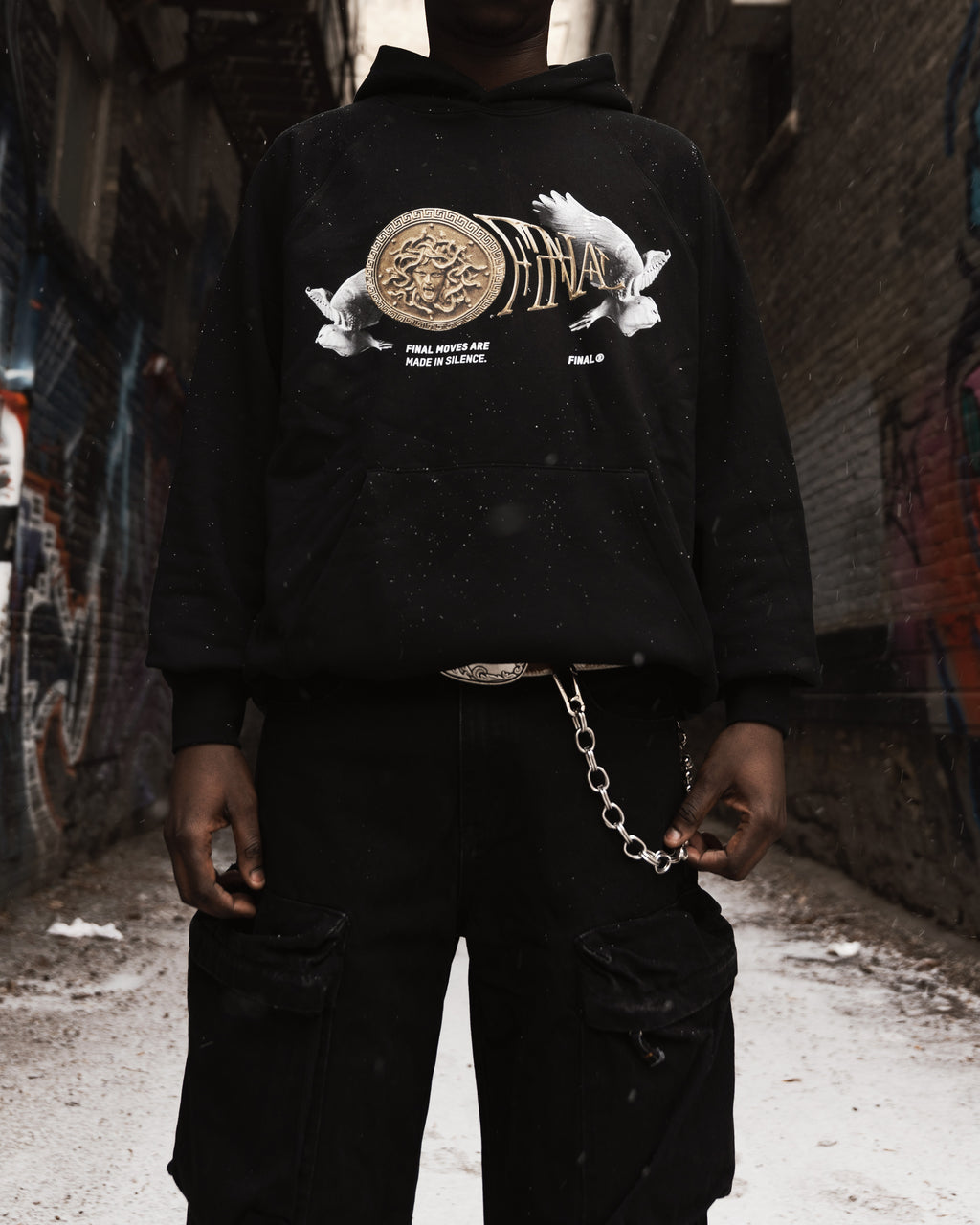 Gold Medusa Fleece Hoodie