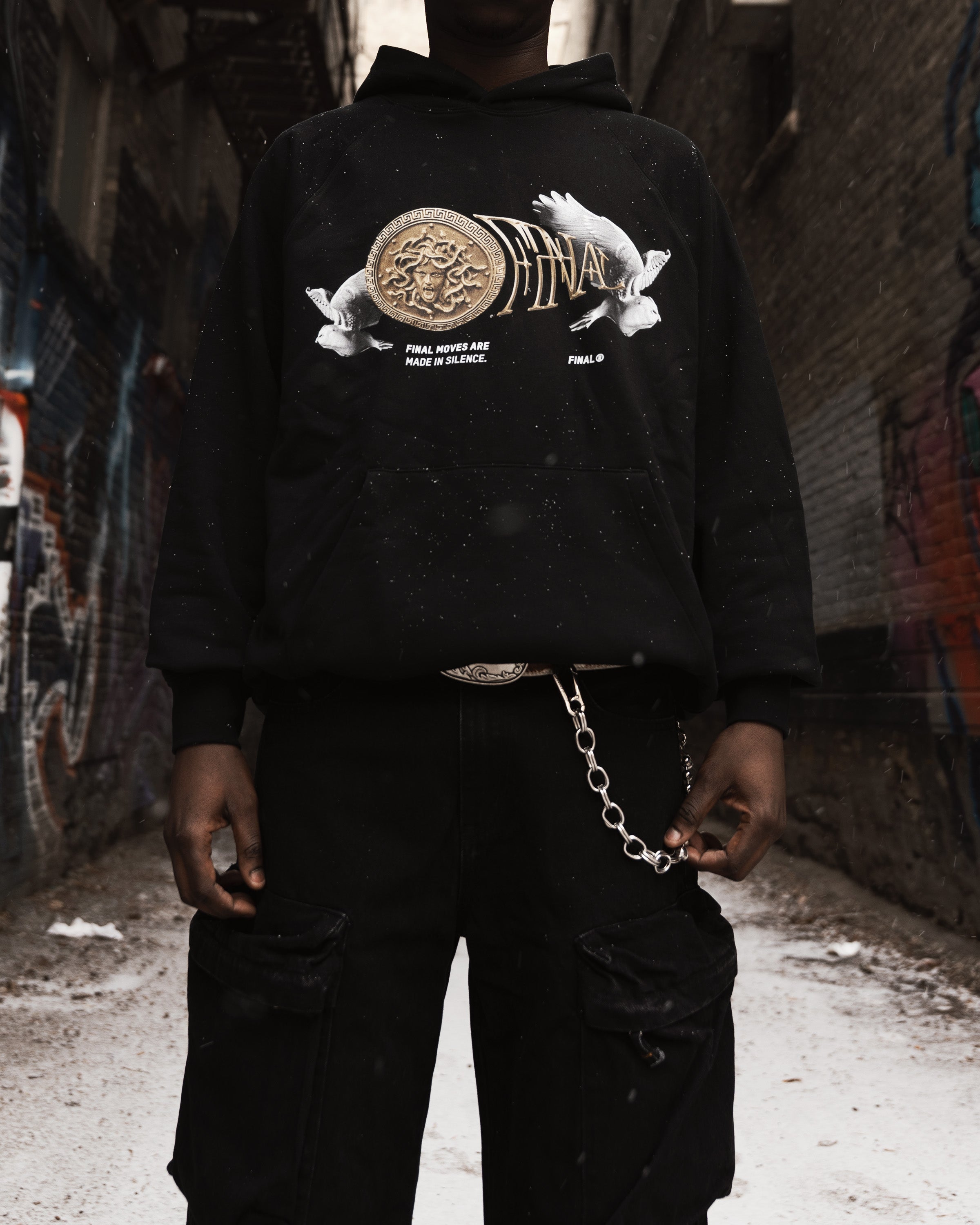 Gold Medusa Fleece Hoodie