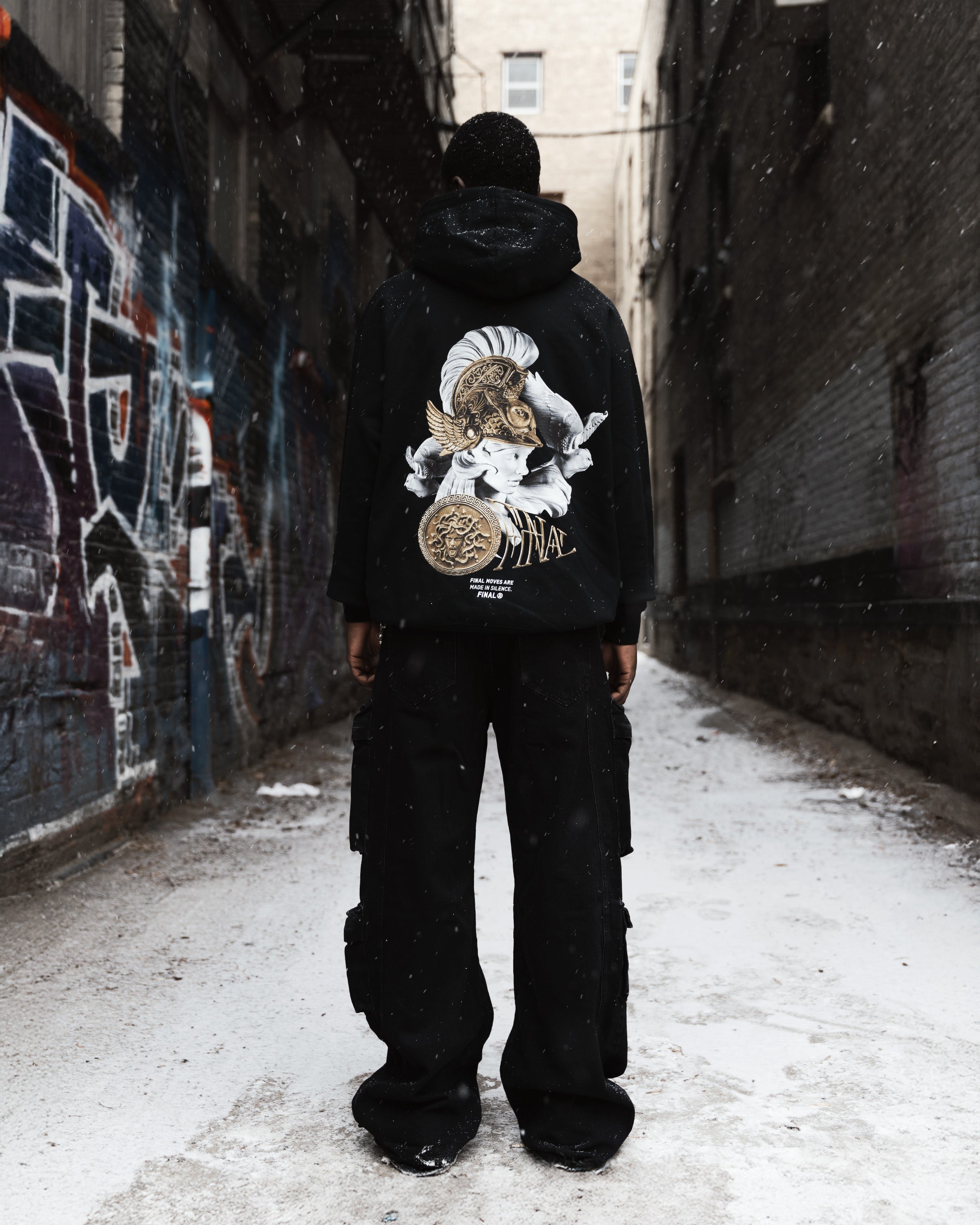 Gold Medusa Fleece Hoodie