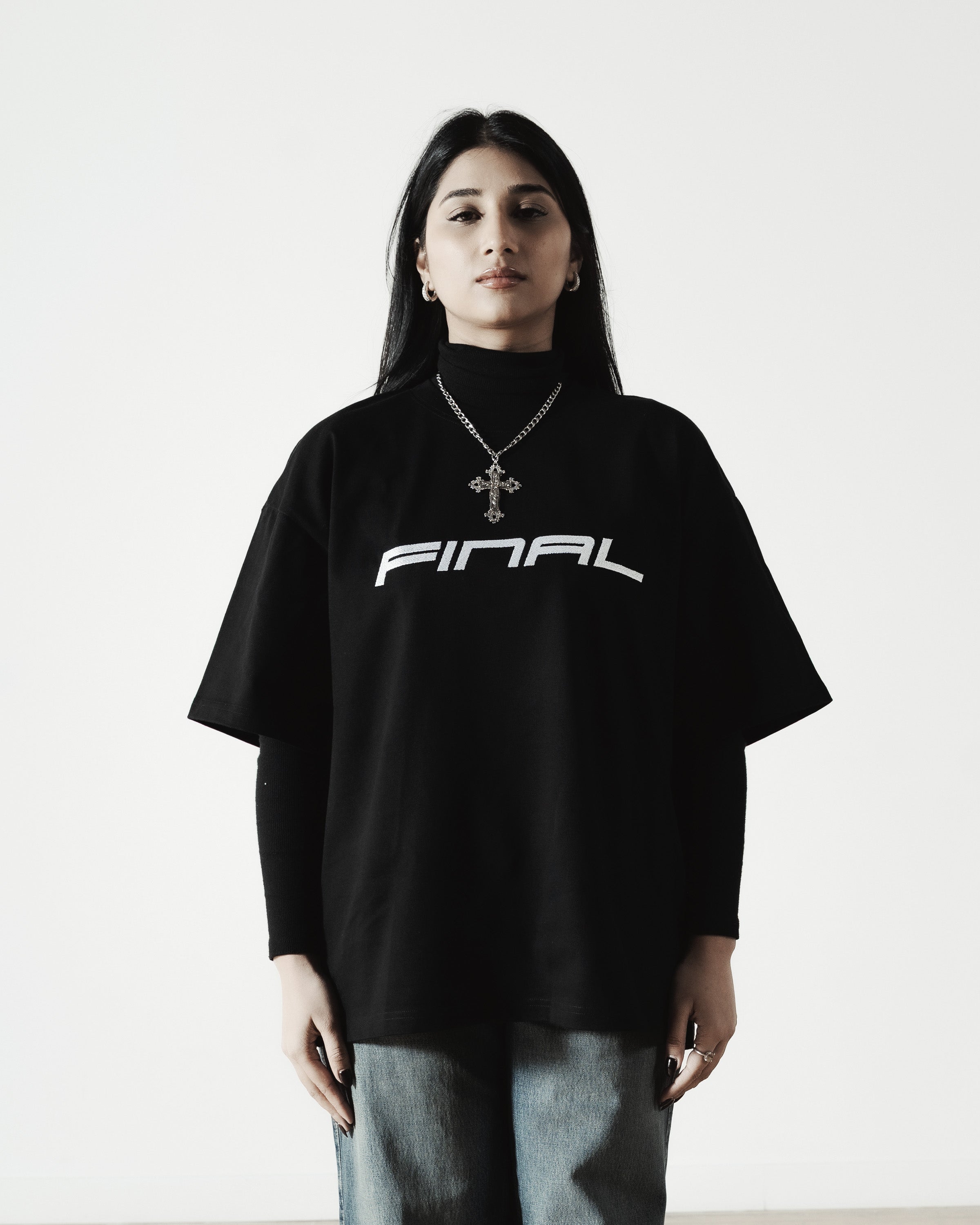 Final Logo Embroidered T-Shirt