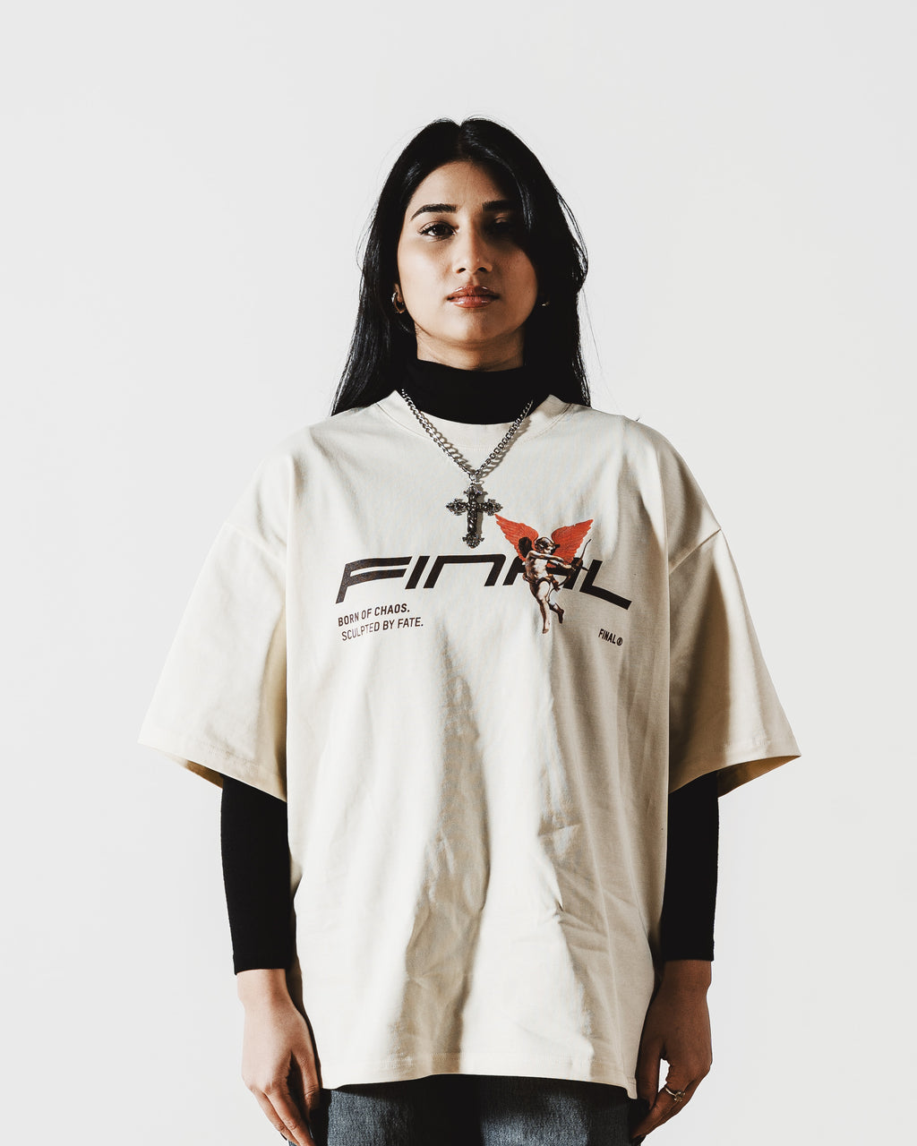 Final Angels T-Shirt Apricot