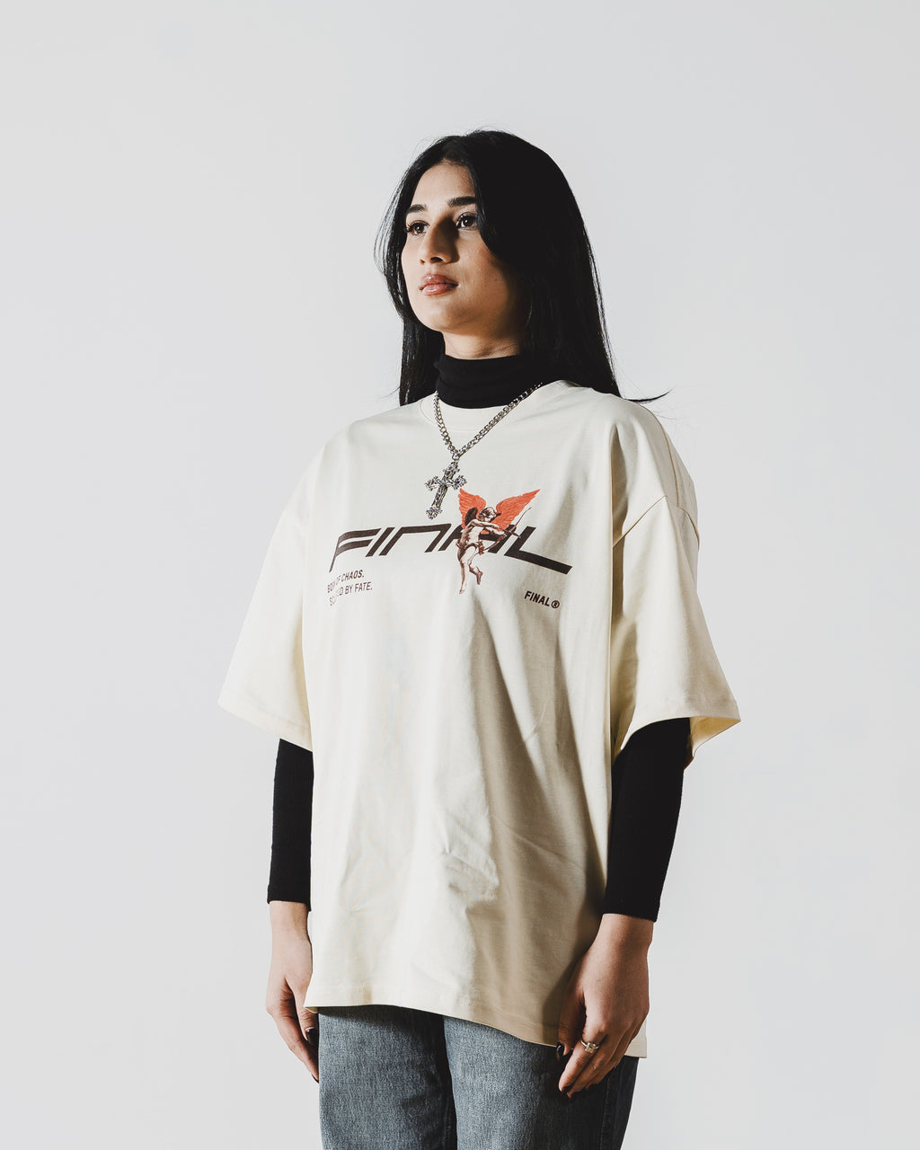 Final Angels T-Shirt Apricot