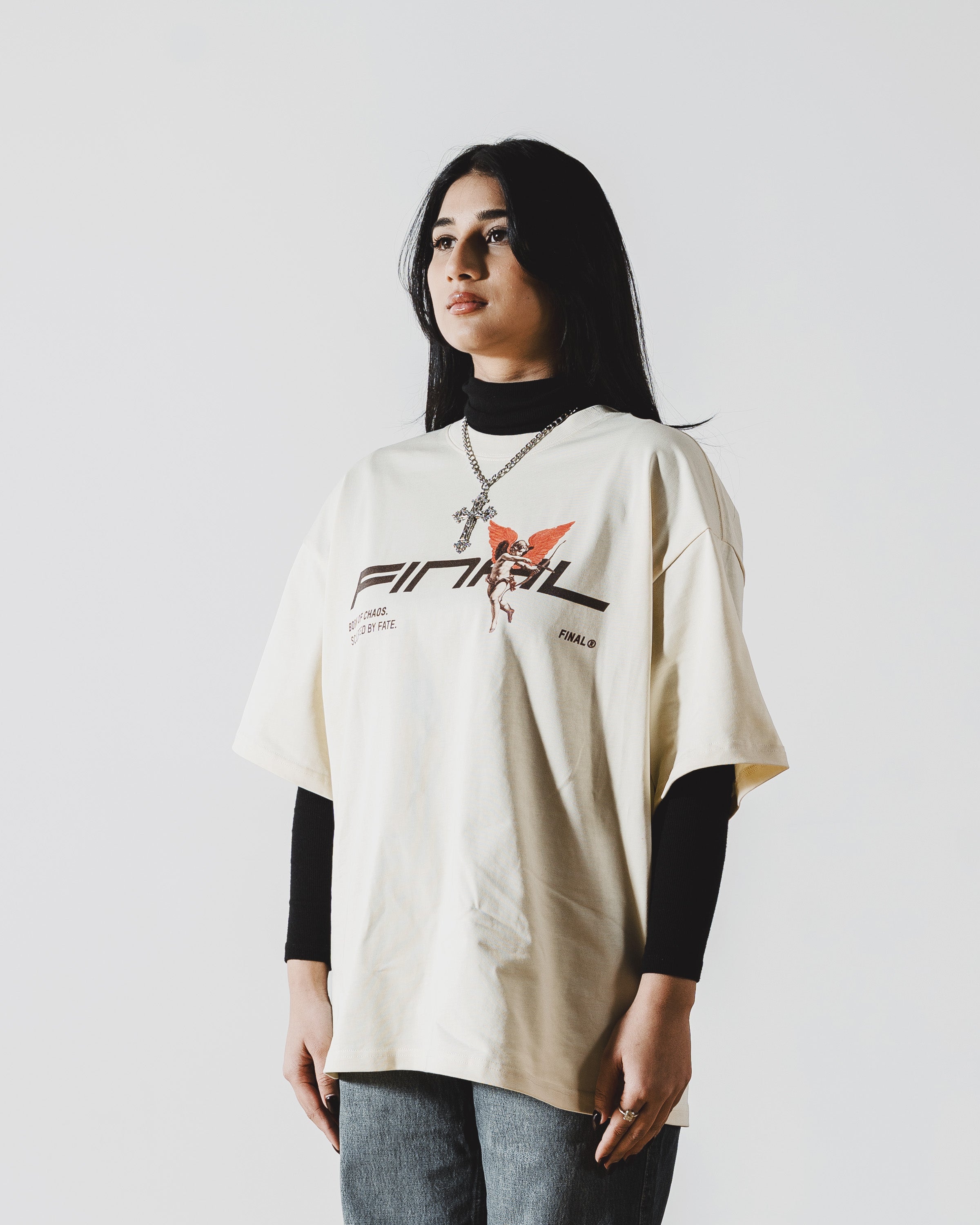 Final Angels T-Shirt Apricot