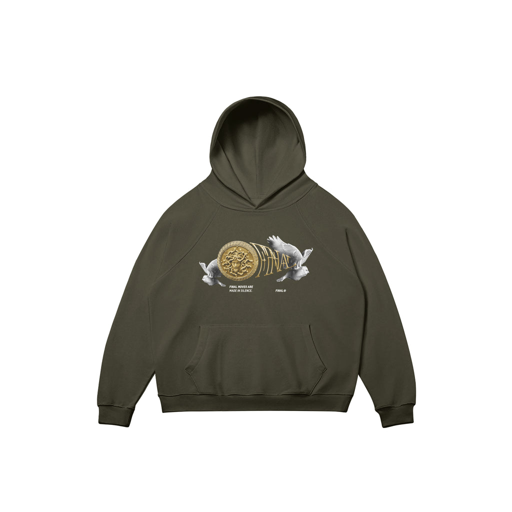 Gold Medusa Fleece Hoodie